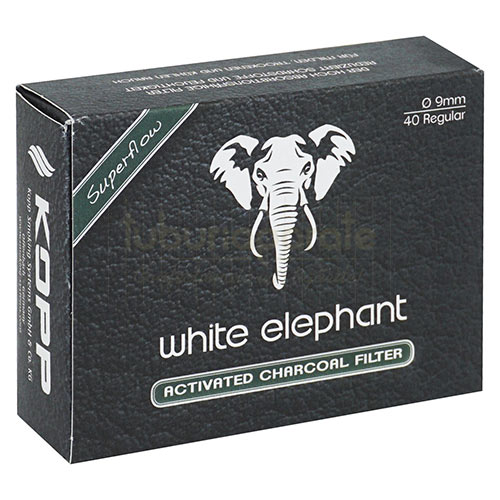 Filtre pipa White Elephant 9 mm Carbon (40)